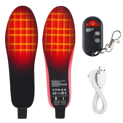 Rechargeable Heated Insoles – Customizable Warmth for Men & Women