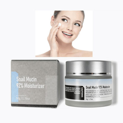 Snail Mucin 92% Moisturizer Daily Face Moisturizer Hydrating Repair Face Gel Cream for Dry & Sensitive Skin, All Skin Types 50g / 1.76oz