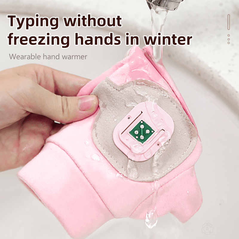 ✨Christmas Promotion✨Smart Thermostatic Heated Fingerless Gloves