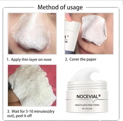 ✨ NOCEVIAL✨🔥Lambena Blackhead Removal Cream ,Blackhead Mask, (🍀 NOTE: Cream becomes gelatinous below 25°C, soften by placing bottle in boiling water) 🧖‍♀️