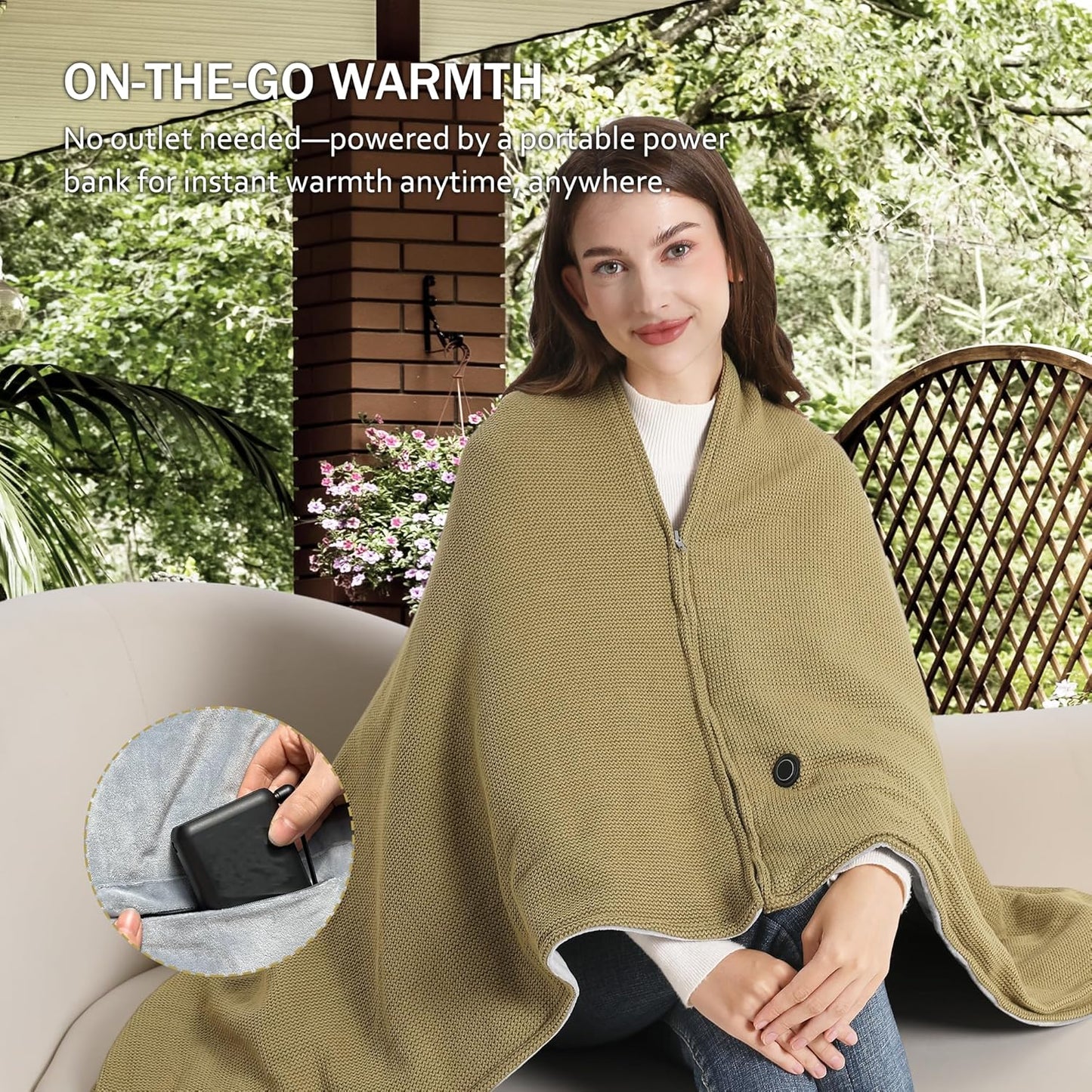 🎄 Special Holiday Offer: 45% OFF: 🎅Best Winter Gifts 🔥Portable Heated Shawl