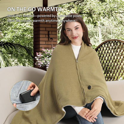 🎄 Special Holiday Offer: 45% OFF: 🎅Best Winter Gifts 🔥Portable Heated Shawl