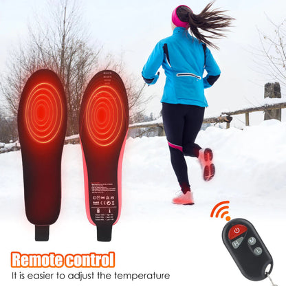 Rechargeable Heated Insoles – Customizable Warmth for Men & Women